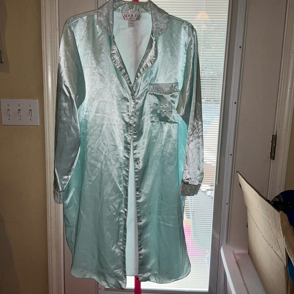 Adolfo Classics Vintage Ladies Sleepwear Size L